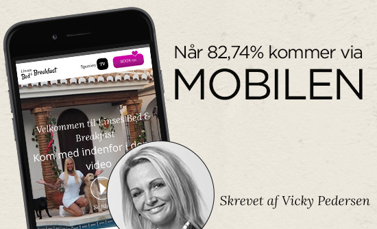 Når 82,74% kommer via mobilen, holder et klassisk responsive site ikke!